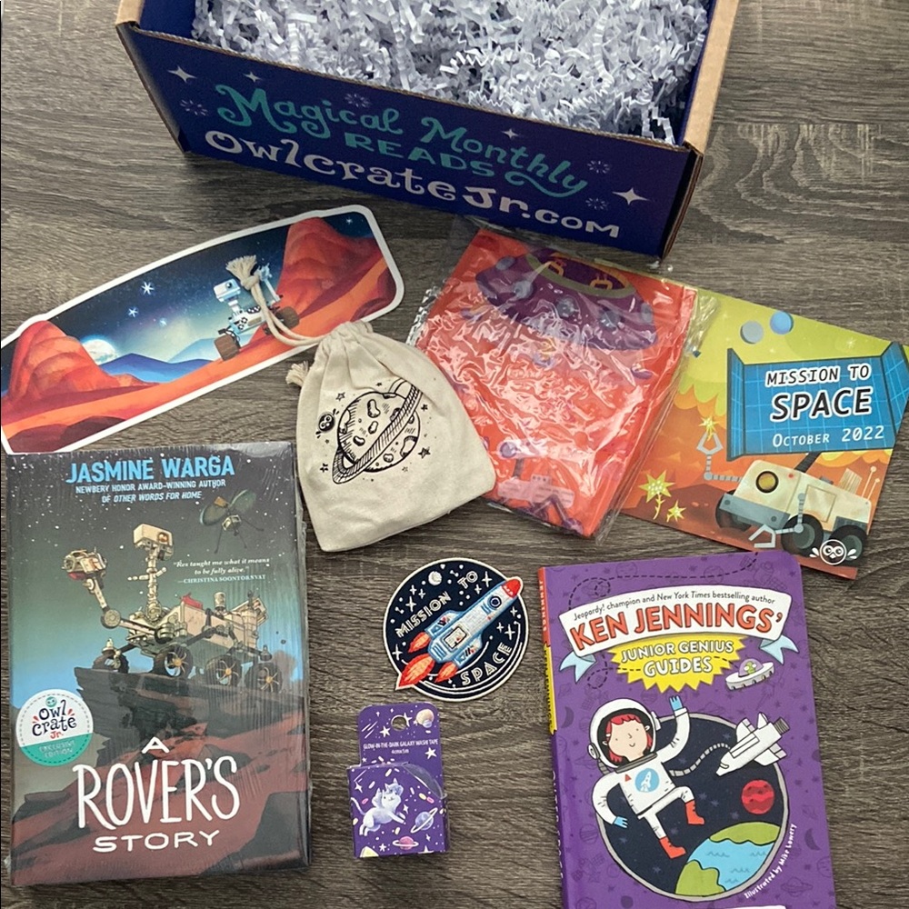 OwlCrate Jr. “Mission to Space” October 2022 Space Adventure Book Box